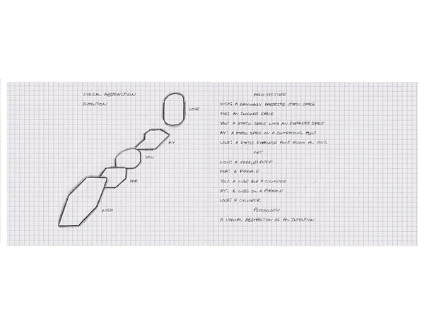 Original Architectural Art: Volumetric Poetry-Positive Psychology-Conceptual Architecture as Lyrical Abstraction-Intention