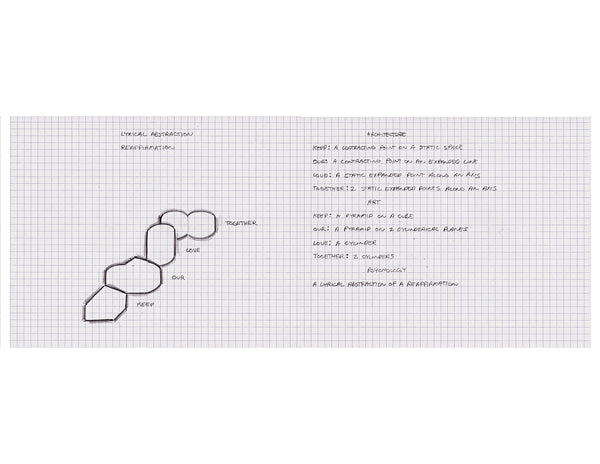 Original Architectural Art: Volumetric Poetry-Positive Psychology-Conceptual Architecture as Lyrical Abstraction-Reaffirmation