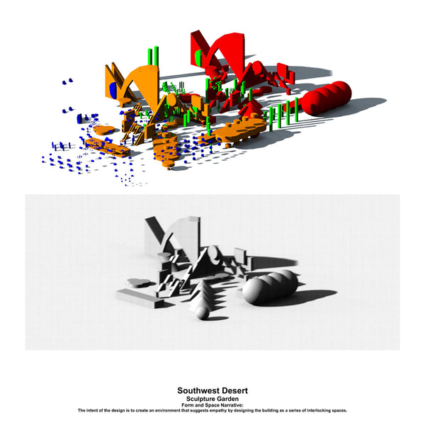 Original Conceptual Architecture: Architecture Psychology Art Form: Empathetic Architecture-Sculpture Garden